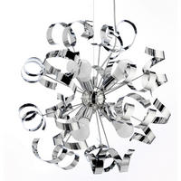 HÄNGELEUCHTE 50/150 cm   - Chromfarben, Design, Metall (50/150cm)