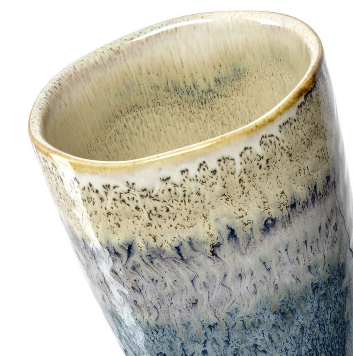 TASSENSET 4-teilig  - Blau/Anthrazit, LIFESTYLE, Keramik (8,2/10/8,2cm) - Leonardo