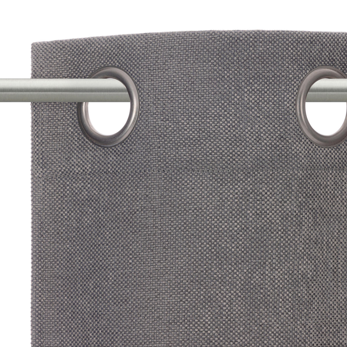 ÖSENSCHAL NEAL Verdunkelung 132/245 cm   - Grau, Trend, Textil (132/245cm) - Dieter Knoll