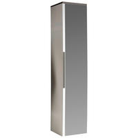 HOCHSCHRANK 50/233/35 cm  - Silberfarben/Schwarz, Design, Holzwerkstoff/Kunststoff (50/233/35cm) - Moderano