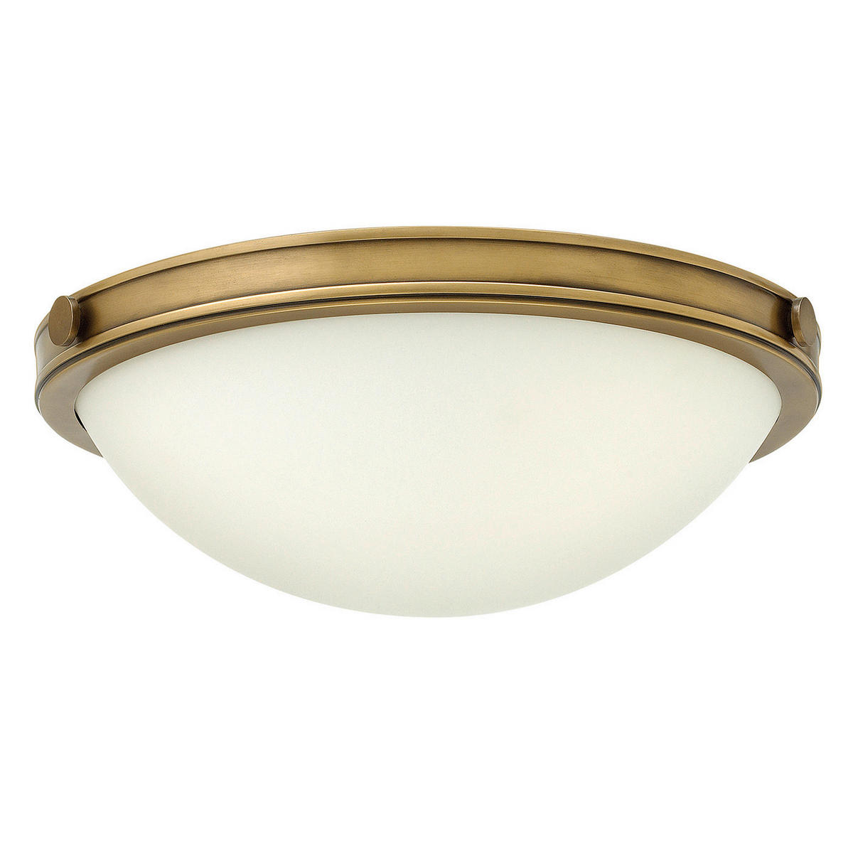 DECKENLEUCHTE     - Messingfarben, KONVENTIONELL, Glas/Metall (34.6/12.4cm) - Elstead Lighting