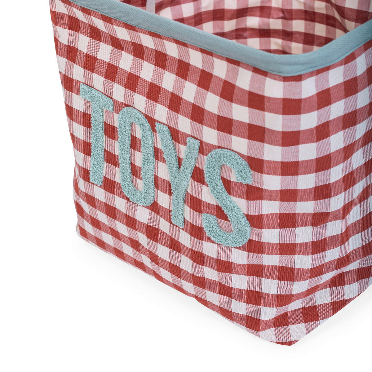 AUFBEWAHRUNGSBOX Vichy korb Terracotta  - Terracotta, KONVENTIONELL, Textil (30/30/30cm) - Childhome
