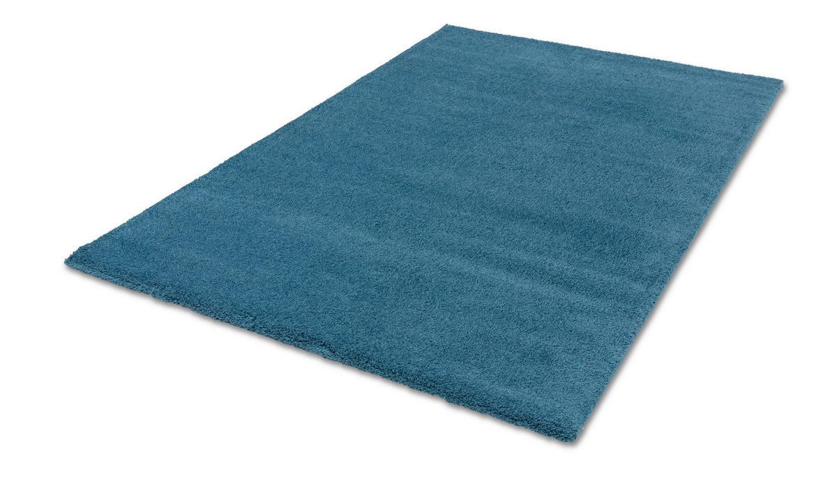 HOCHFLORTEPPICH 160/230 cm Salerno Blau  - Blau, Basics, Textil (160/230cm) - Novel