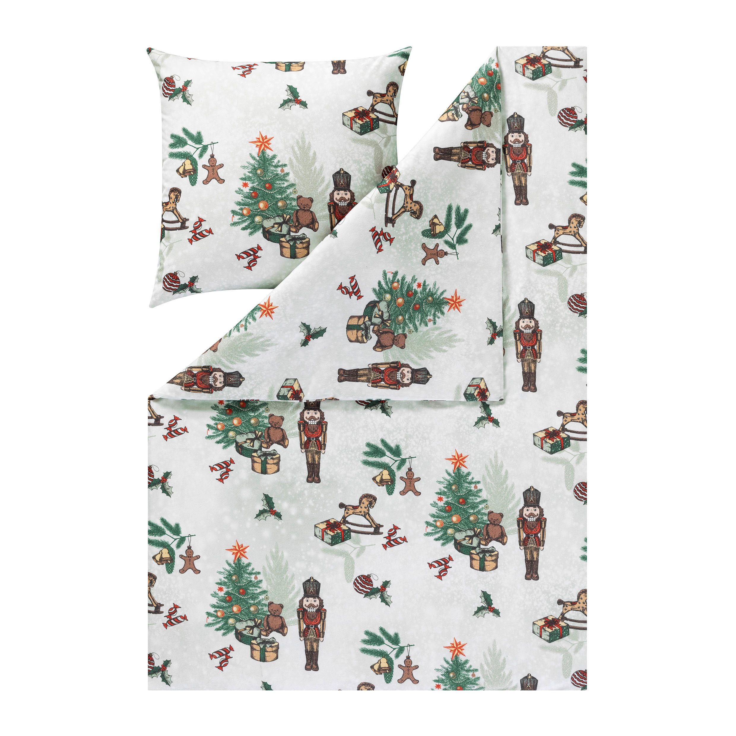 BETTWÄSCHE Impulse Flanell 155/200 cm  - Rot, Design, Textil (155/200cm) - Estella