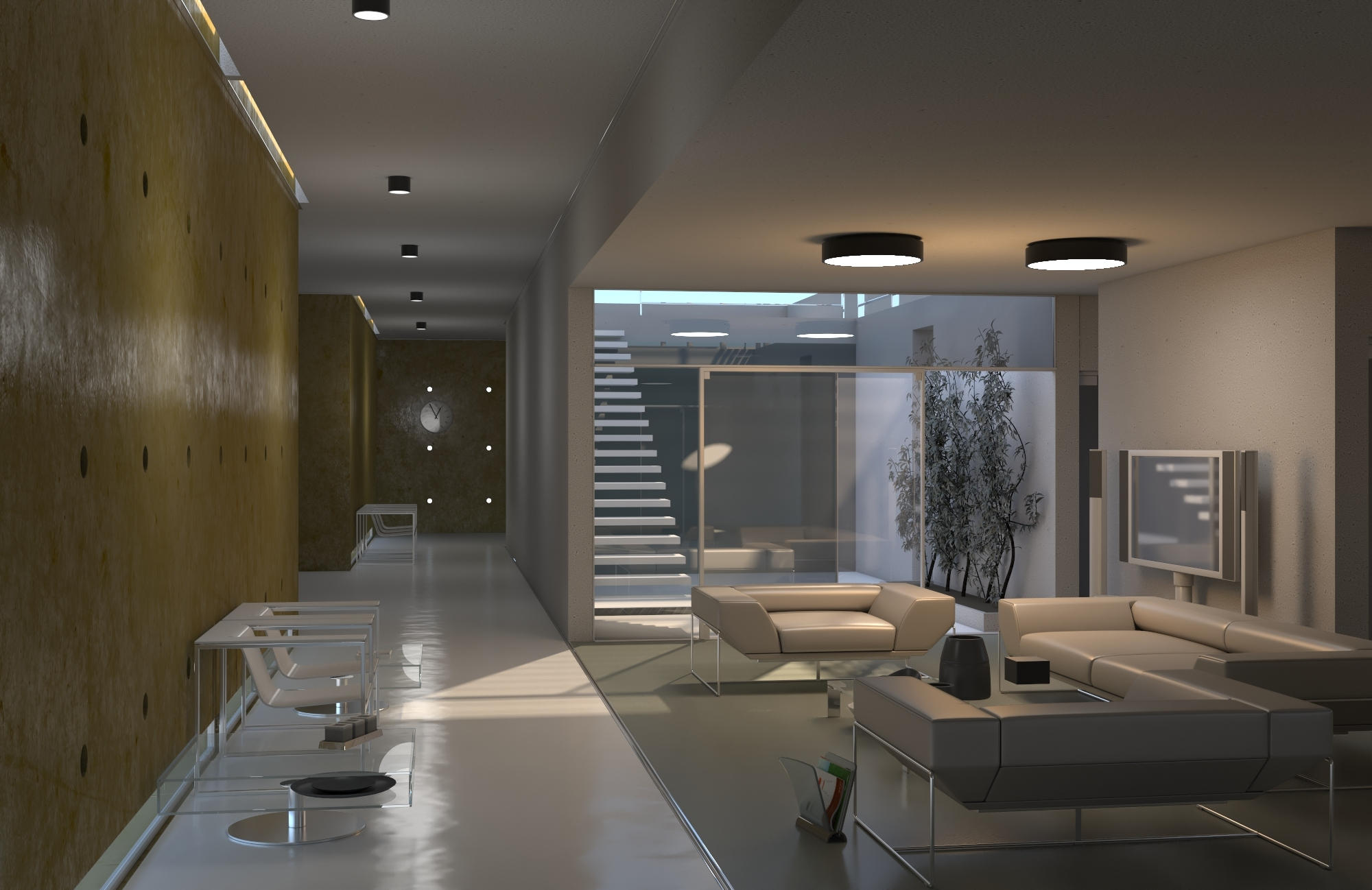 LED-DECKENLEUCHTE 15/15/10 cm   - Grau, Design, Kunststoff (15/15/10cm) - P & B