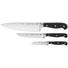 MESSERSET 3-teilig - Silberfarben/Schwarz, Basics, Kunststoff/Metall (34/18/3cm) - WMF
