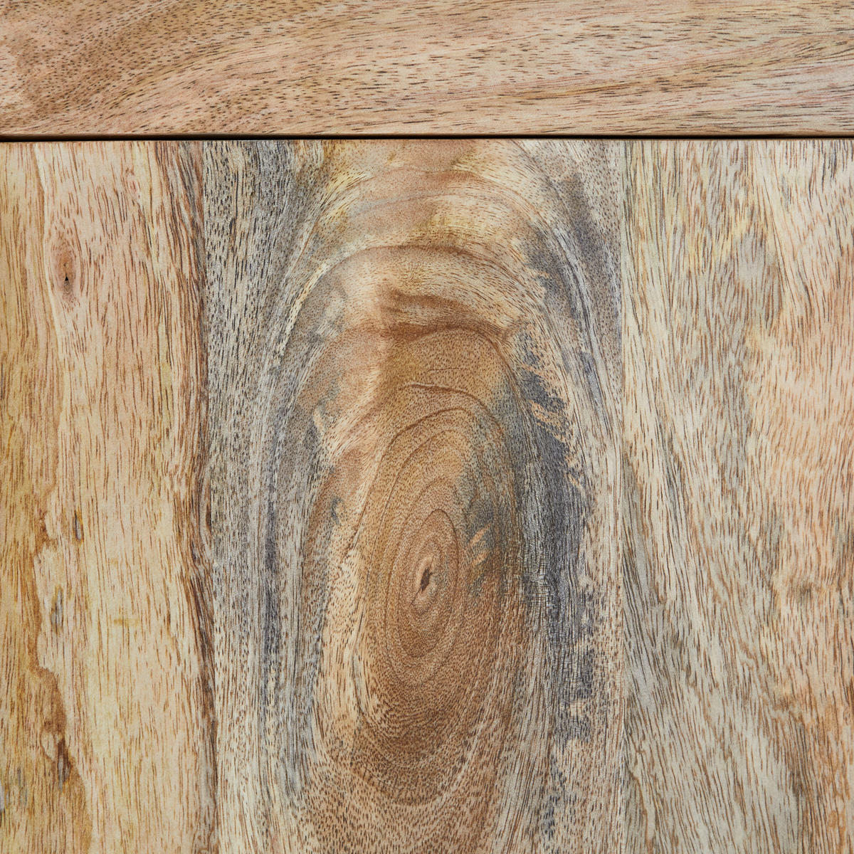 HIGHBOARD Valencia  in 135/132/40 cm  - Goldfarben/Naturfarben, Natur, Holz/Metall (135/132/40cm) - MID.YOU