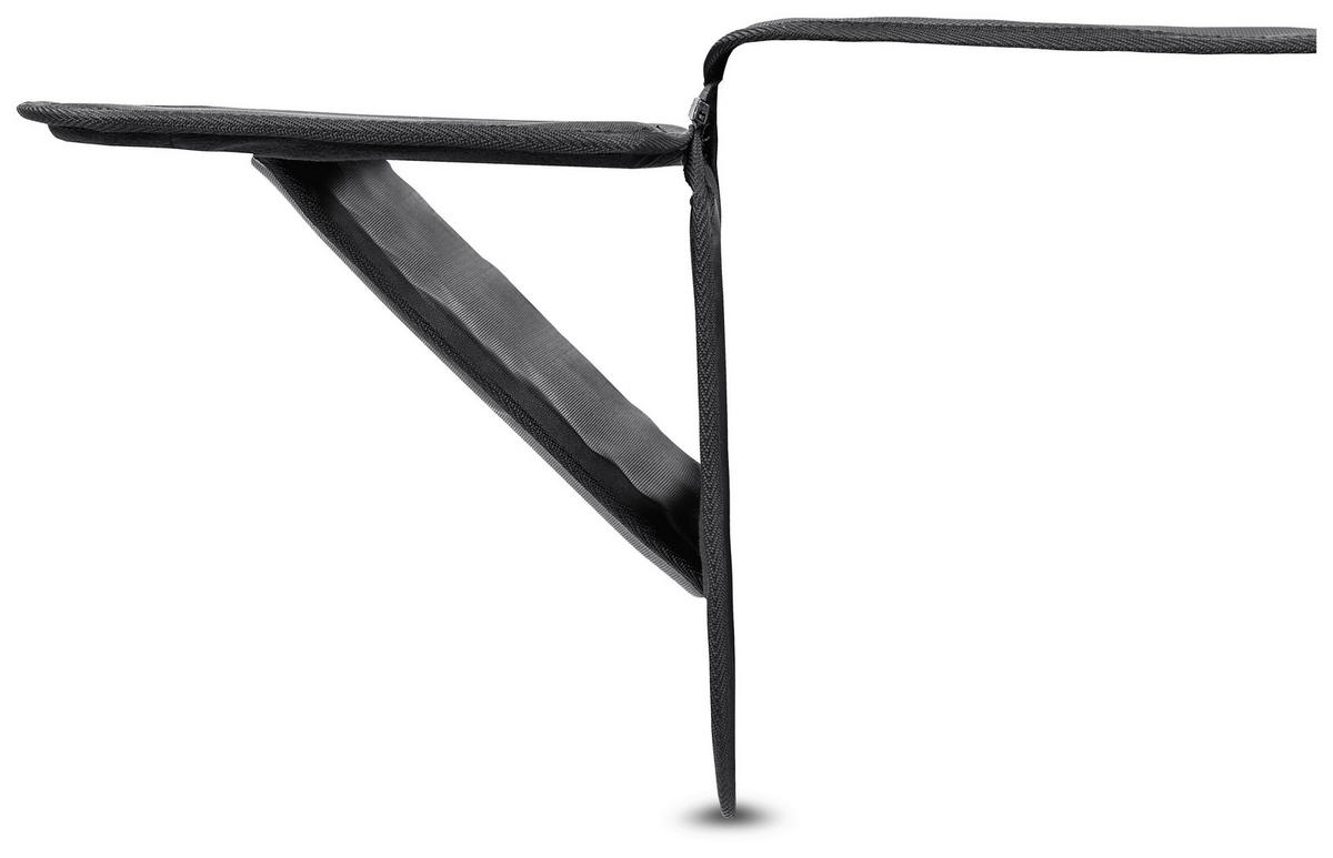 PODLOŽKA POD DĚTSKOU SEDAČKU - černá, Basics, textil (45/144cm) - Osann