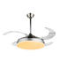 DECKENVENTILATOR - Chromfarben/Klar, KONVENTIONELL, Kunststoff/Metall (100/62,5cm) DECKENVENTILATOR - Chromfarben/Klar, KONVENTIONELL, Kunststoff/Metall (100/62,5cm)