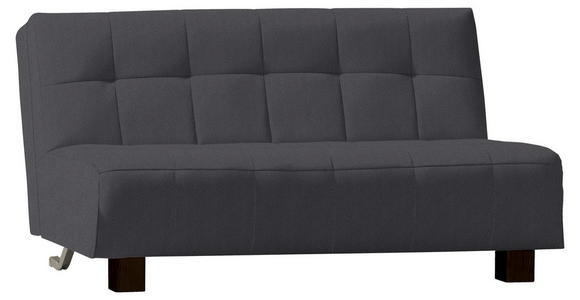 SCHLAFSOFA Juice in Grau  - Schwarz/Grau, Design, Textil/Metall (165/92/102cm) - Novel