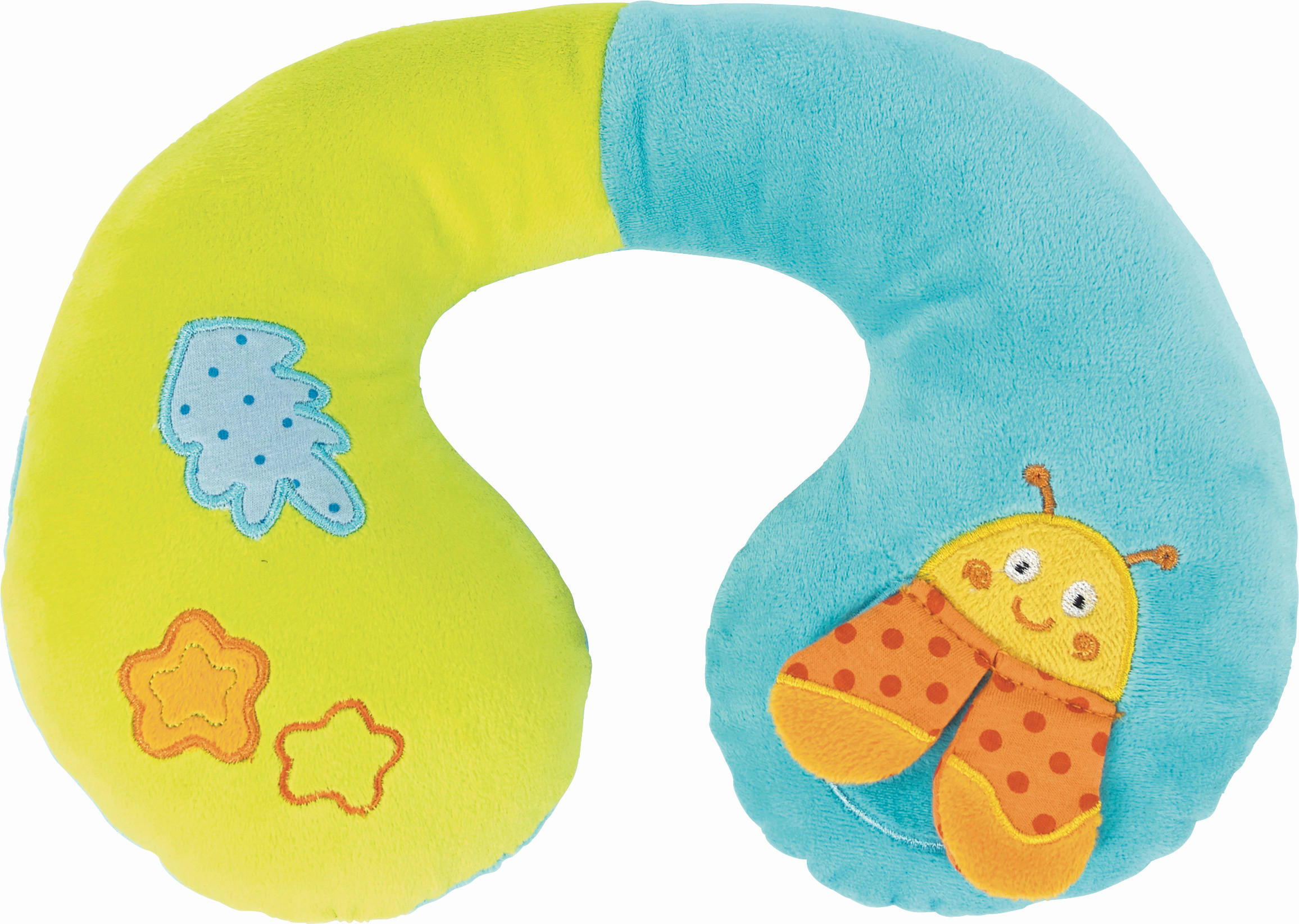 BABA NYAKPÁRNA 20/29 cm  - kék/zöld, Basics, textil (20/29cm) - My Baby Lou