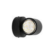 LED-WANDLEUCHTE 12/11 cm   - Schwarz, Design, Kunststoff/Metall (12/11cm) - Novel