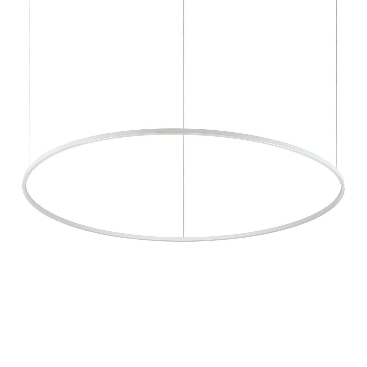 LED-HÄNGELEUCHTE Oracle Slim 150/27,5/202,5 cm   - Weiß, Design, Kunststoff/Metall (150/27,5/202,5cm) - Ideal Lux