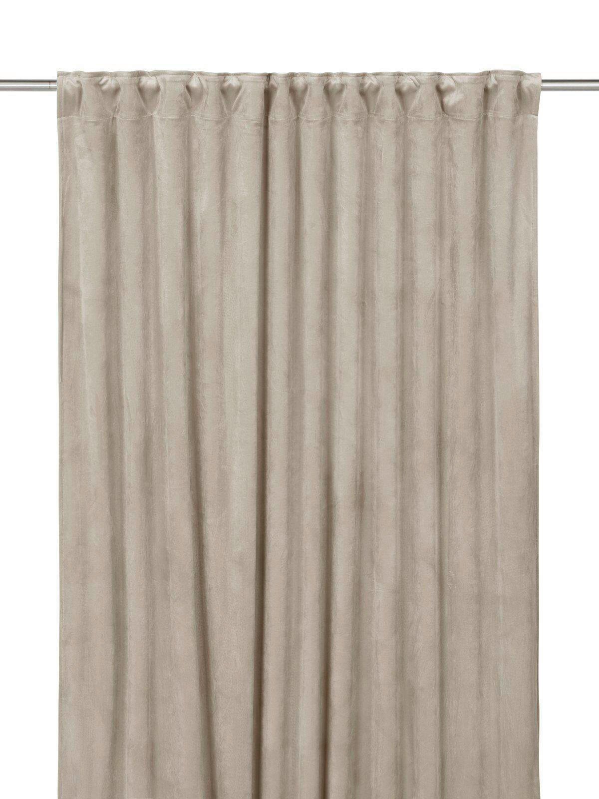 GARDINLÄNGD mörkläggning beige /135/280 cm
