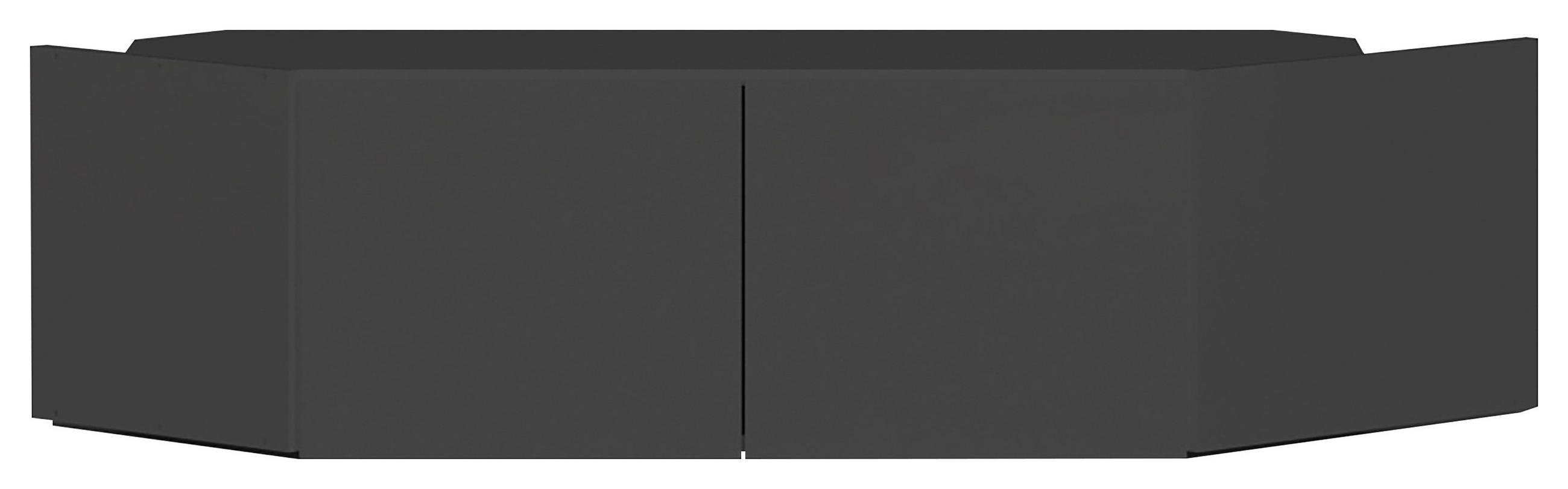 AUFSATZSCHRANK 117/39/104 cm  in  - Grau, KONVENTIONELL, Holzwerkstoff (117/39/104cm) - James Wood