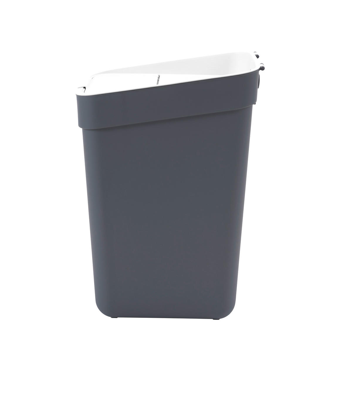 ABFALLEIMER 30 L  - Dunkelgrau/Grau, KONVENTIONELL, Kunststoff (25/55/37cm) - Keter