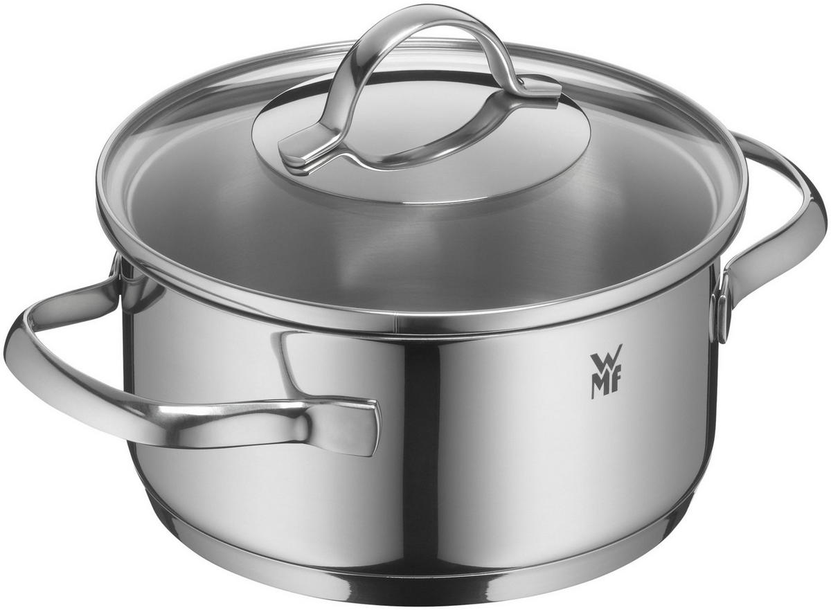 BRATENTOPF 16CM Provence Plus 1,5 L  - Klar/Edelstahlfarben, Design, Glas/Metall (16cm) - WMF