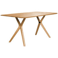 ESSTISCH Eiche vollmassiv rechteckig Eichefarben  - Eichefarben, KONVENTIONELL, Holz (160/90/76cm) - Linea Natura