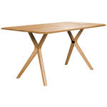 ESSTISCH Eiche vollmassiv rechteckig Eichefarben  - Eichefarben, KONVENTIONELL, Holz (160/90/76cm) - Linea Natura