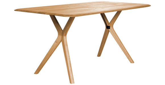 ESSTISCH Eiche vollmassiv rechteckig Eichefarben  - Eichefarben, KONVENTIONELL, Holz (180/90/76cm) - Linea Natura