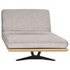 OTTOMANE in Webstoff Hellgrau, Beige  - Beige/Hellgrau, Design, Holz/Textil (114/92/165-218cm) - Dieter Knoll
