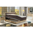 BOXSPRINGBETT 180/200 cm in Eichefarben, Dunkelbraun - Eichefarben/Dunkelbraun, KONVENTIONELL, Holz/Holzwerkstoff (180/200cm) - Valnatura