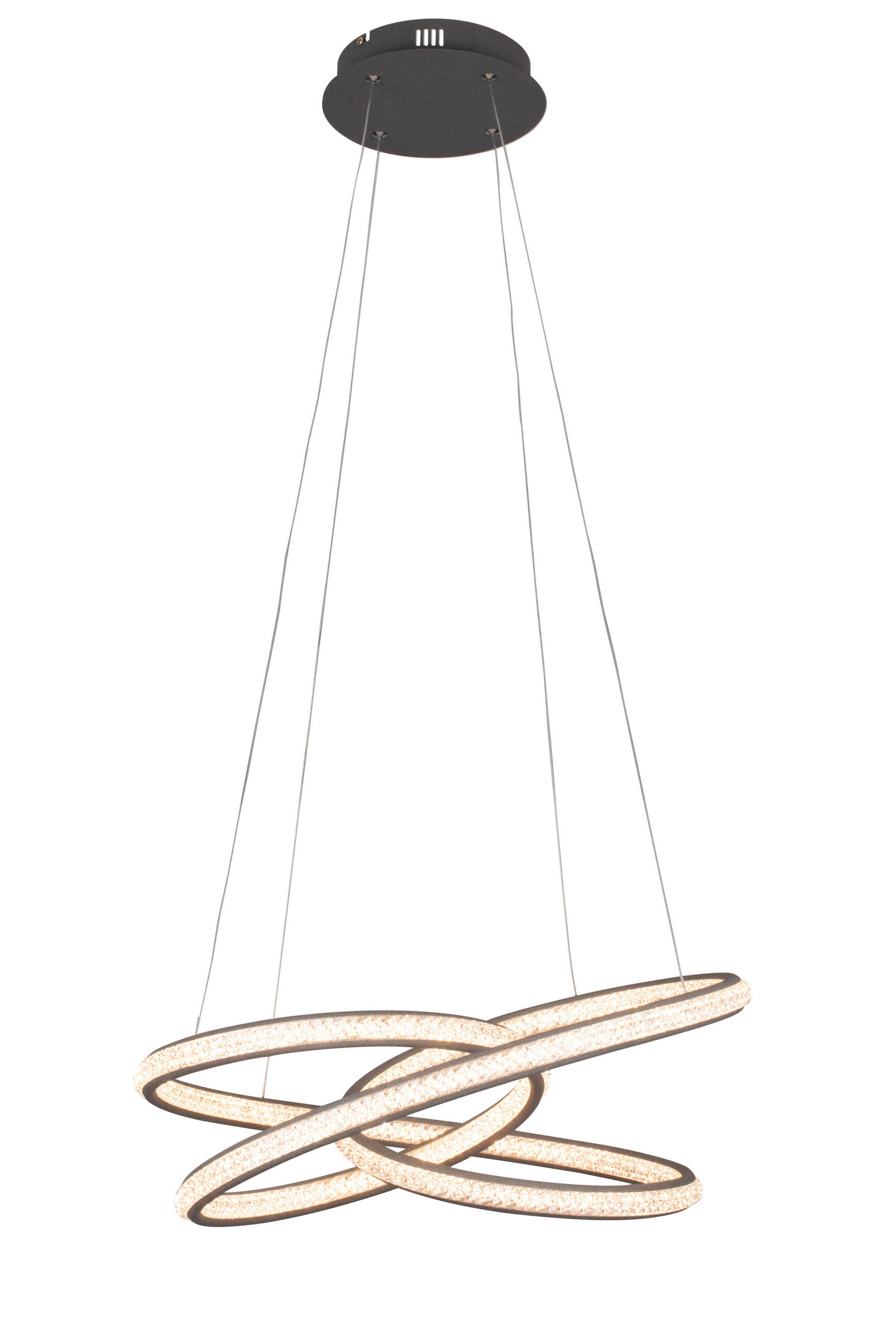 ZÁVĚSNÉ LED SVÍTIDLO, 55/120 cm  - bílá, Design, plast (55/120cm) - Ambiente