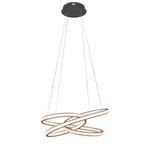 LED-HÄNGELEUCHTE 55/120 cm  - Weiß, Design, Kunststoff (55/120cm) - Ambiente