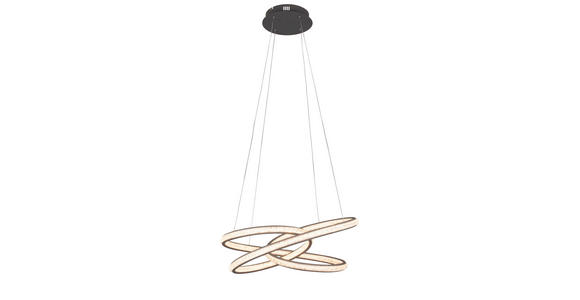 LED-HÄNGELEUCHTE 55/120 cm  - Weiß, Design, Kunststoff (55/120cm) - Ambiente