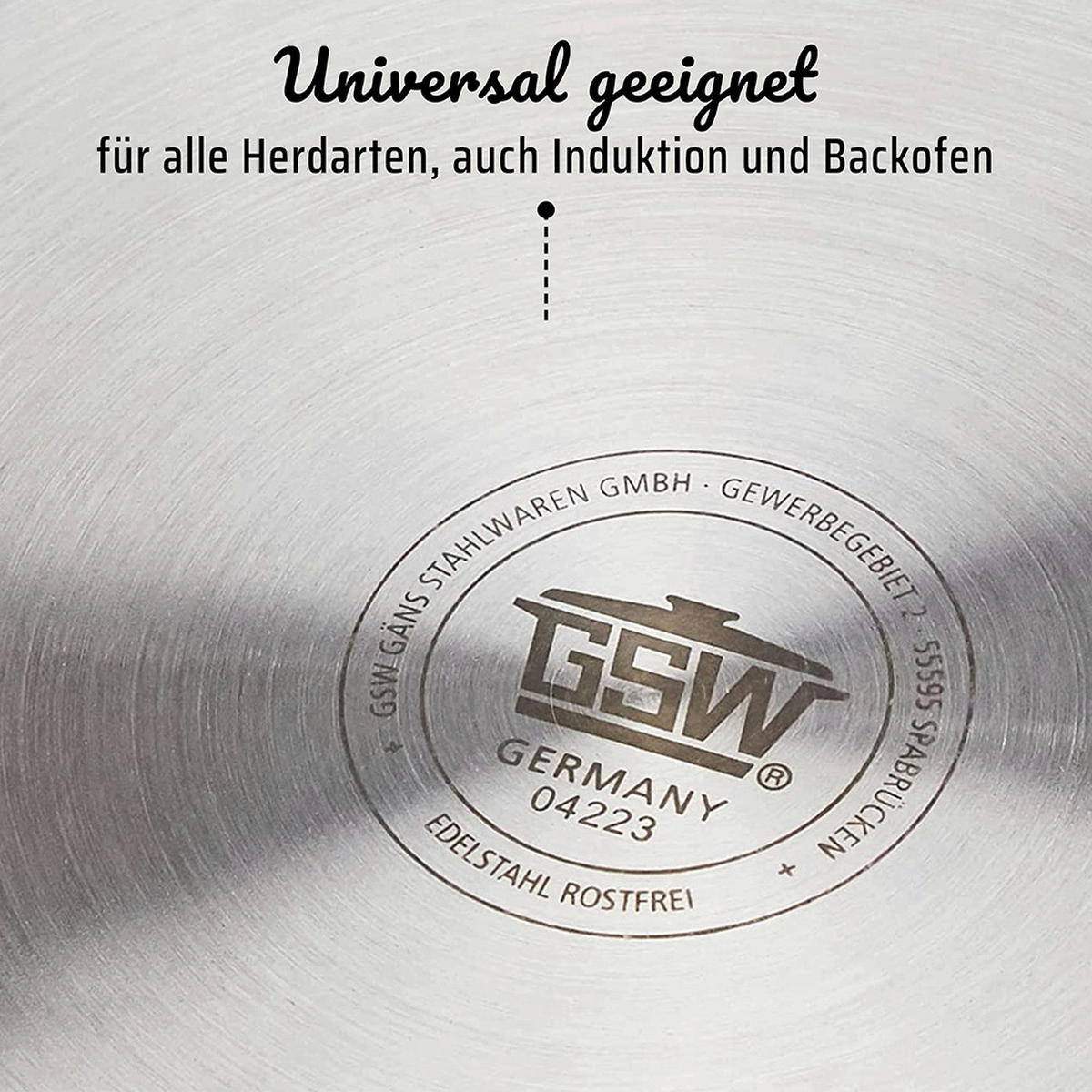 GEMÜSETOPF MONTREAL 10 L  - Edelstahlfarben, Basics, Metall (24cm) - GSW