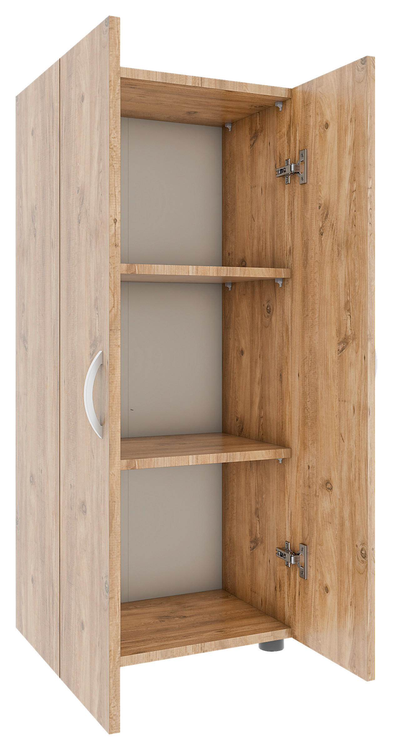 Aktenschrank Stehend Ulas 3 Honigeiche Dekor B: 49 Cm