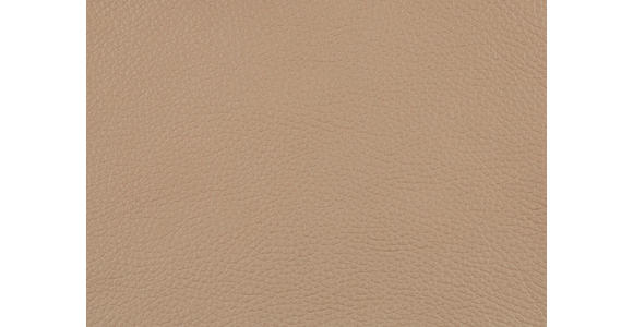 3-SITZER-SOFA in Echtleder Beige - Beige/Alufarben, Design, Leder/Metall (190/82/99cm) - Dieter Knoll