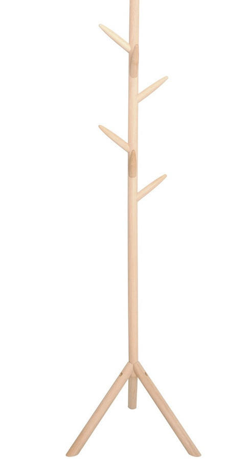 KLÄDSTÄLLNING i ekfärgad, vit 50/164/50 cm   - vit/ekfärgad, trä (50/164/50cm) - Best Price