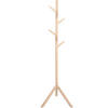 KLÄDSTÄLLNING i ekfärgad, vit 50/164/50 cm   - vit/ekfärgad, trä (50/164/50cm) - Best Price