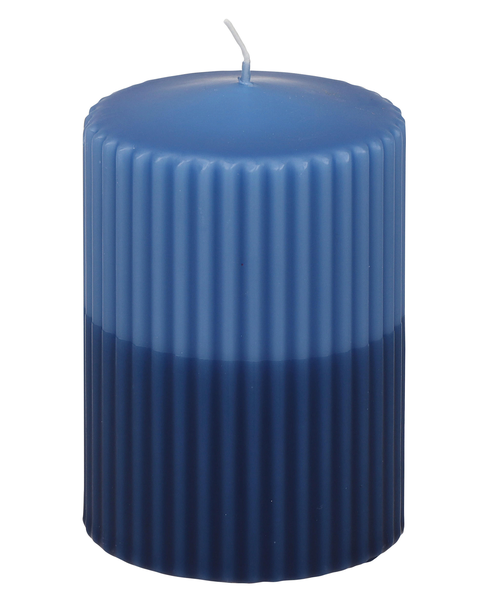KERZE - Dunkelblau, Basics, Paraffin (6,8/10,0cm) - Steinhart