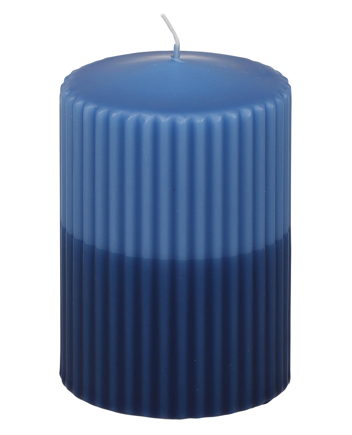 KERZE - Dunkelblau, Basics, Paraffin (6,8/10,0cm) - Steinhart