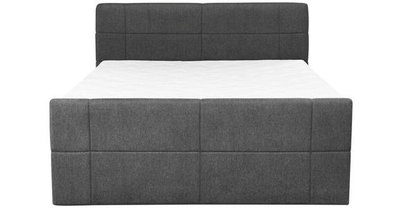 BOXSPRINGBETT 180/200 cm  in Anthrazit  - Anthrazit, KONVENTIONELL, Textil (180/200cm) - Carryhome