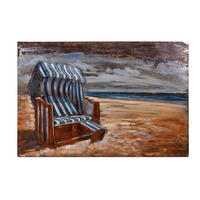 METALLBILD  - Multicolor, Basics, Metall (120/80/7cm)