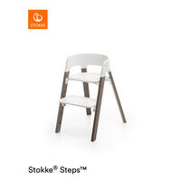 HOCHSTUHL Steps Grau, Weiß  - Weiß/Grau, Design, Holz/Kunststoff (71/61/43cm) - Stokke