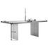 ESSTISCH in Holz, Metall 140/100/77 cm - Eichefarben, Design, Holz/Metall (140/100/77cm) - Bert Plantagie ESSTISCH in Holz, Metall 140/100/77 cm - Eichefarben, Design, Holz/Metall (140/100/77cm) - Bert Plantagie