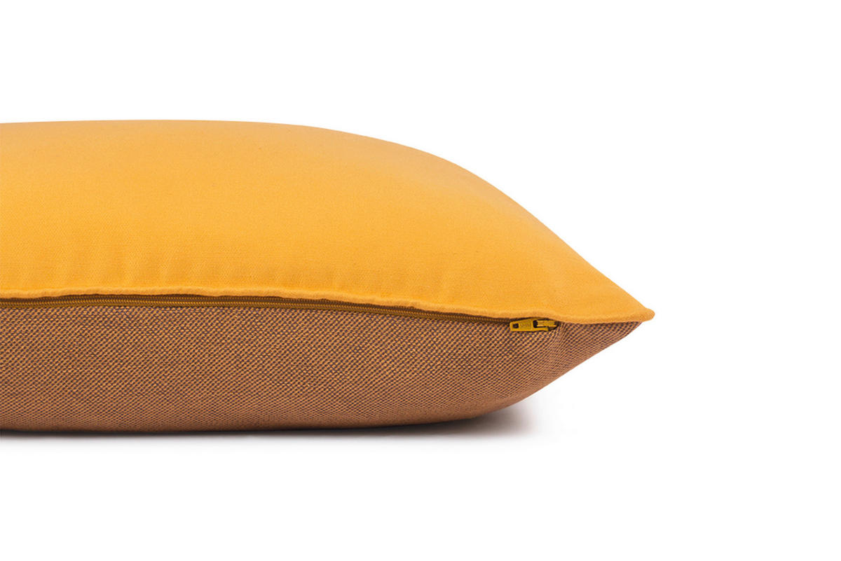 KISSENHÜLLE SW-Soft 45/45 cm  - Currygelb/Gelb, Basics, Textil (45/45cm) - Schöner Wohnen