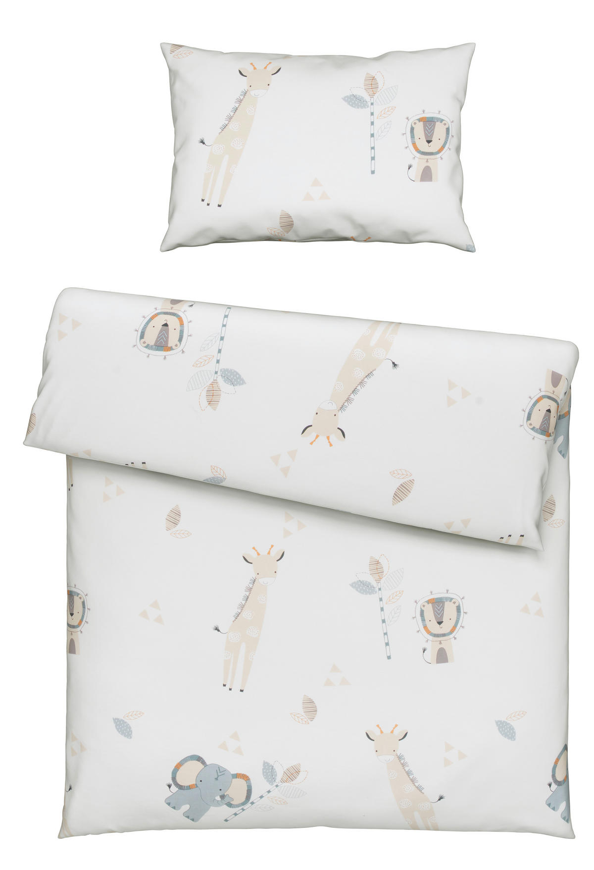 DETSKÉ OBLIEČKY SAFARI 100/135 cm  - sivá/béžová, Trend, textil (100/135cm) - Avelia