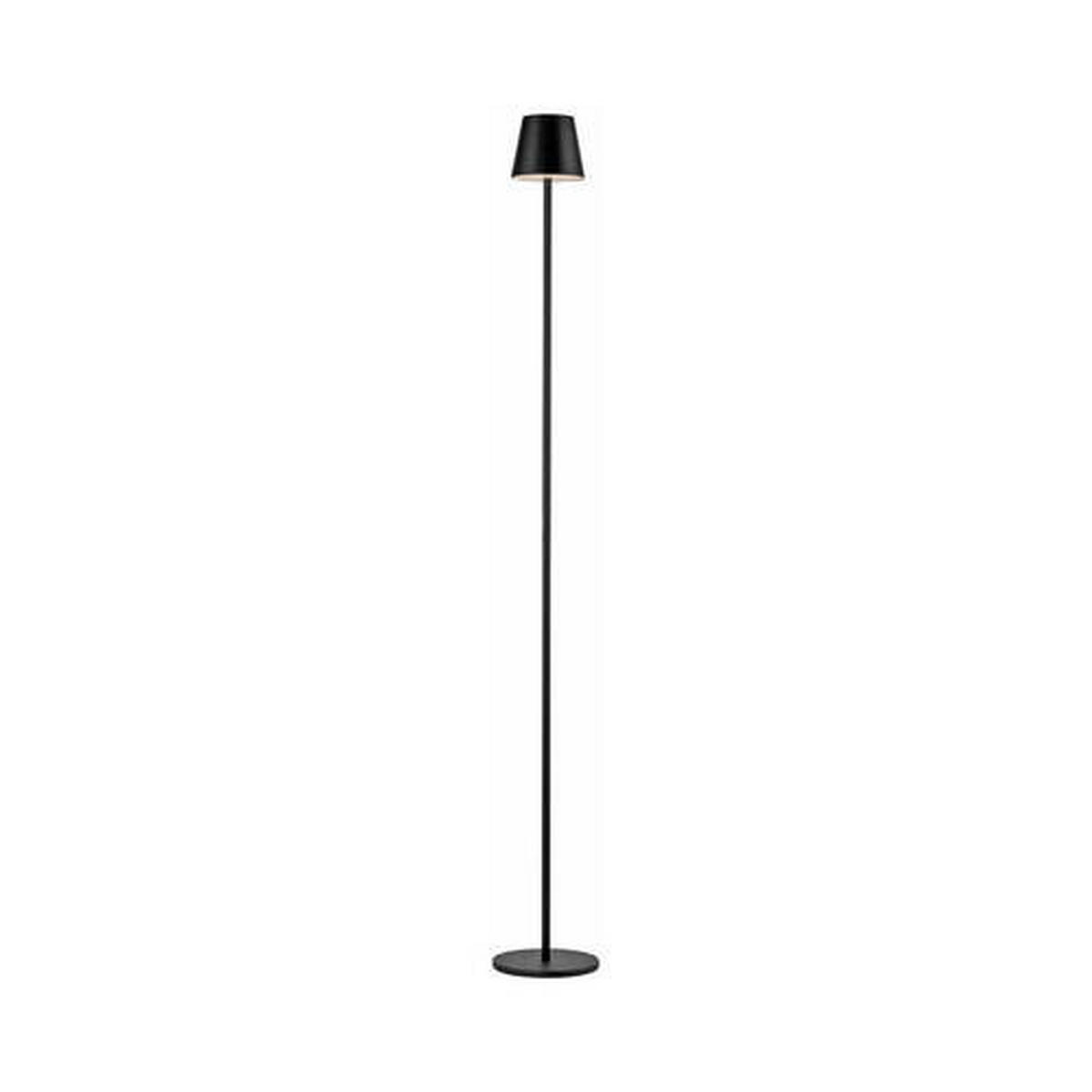 AKKU-STEHLEUCHTE 16/16/125 cm    - Schwarz, Design, Kunststoff/Metall (16/16/125cm)