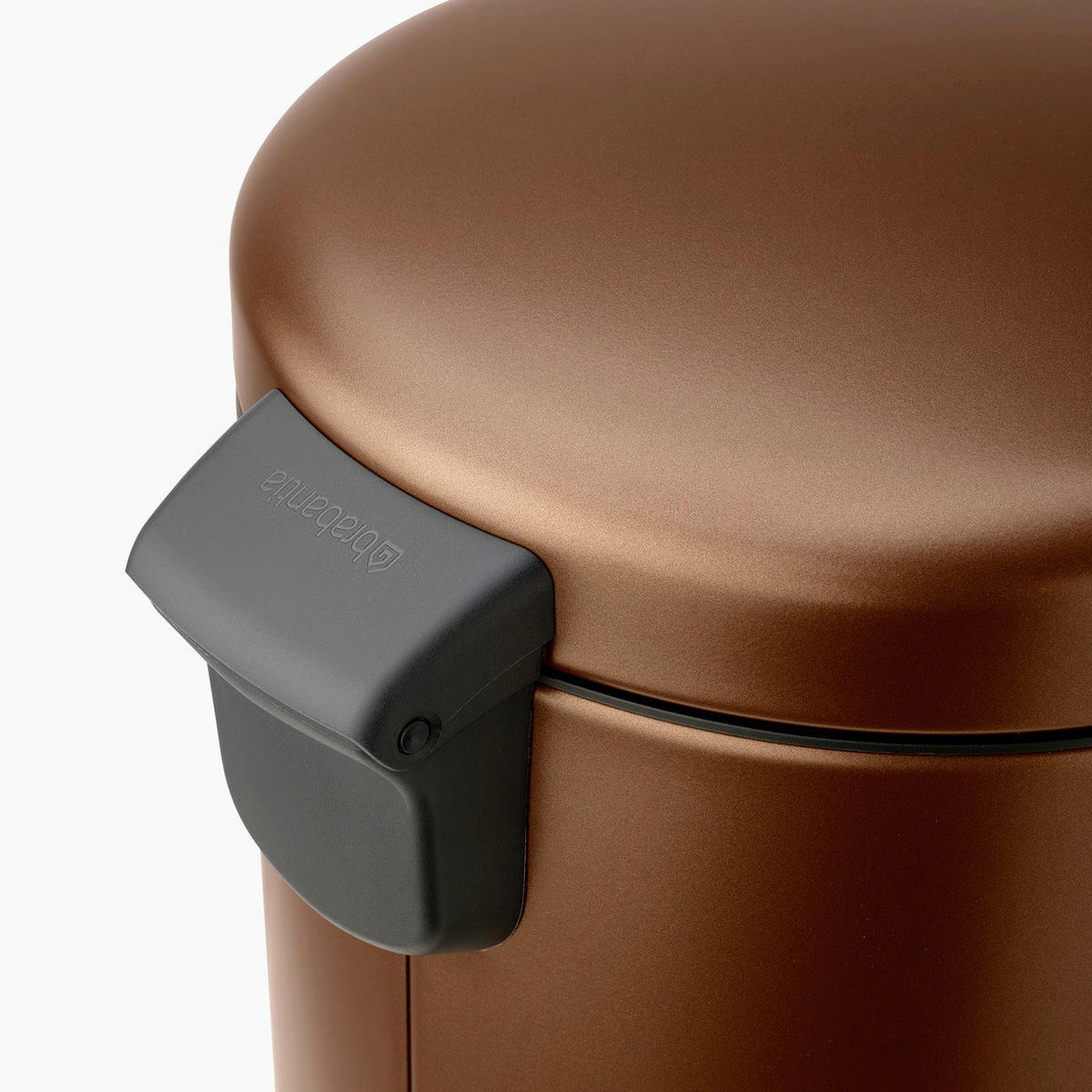 KOŠ S NOŽNOM PAPUČICOM  30 l  New Icon  - brončane boje/antracit, Basics, metal/plastika (29,3/67,9/38cm) - Brabantia