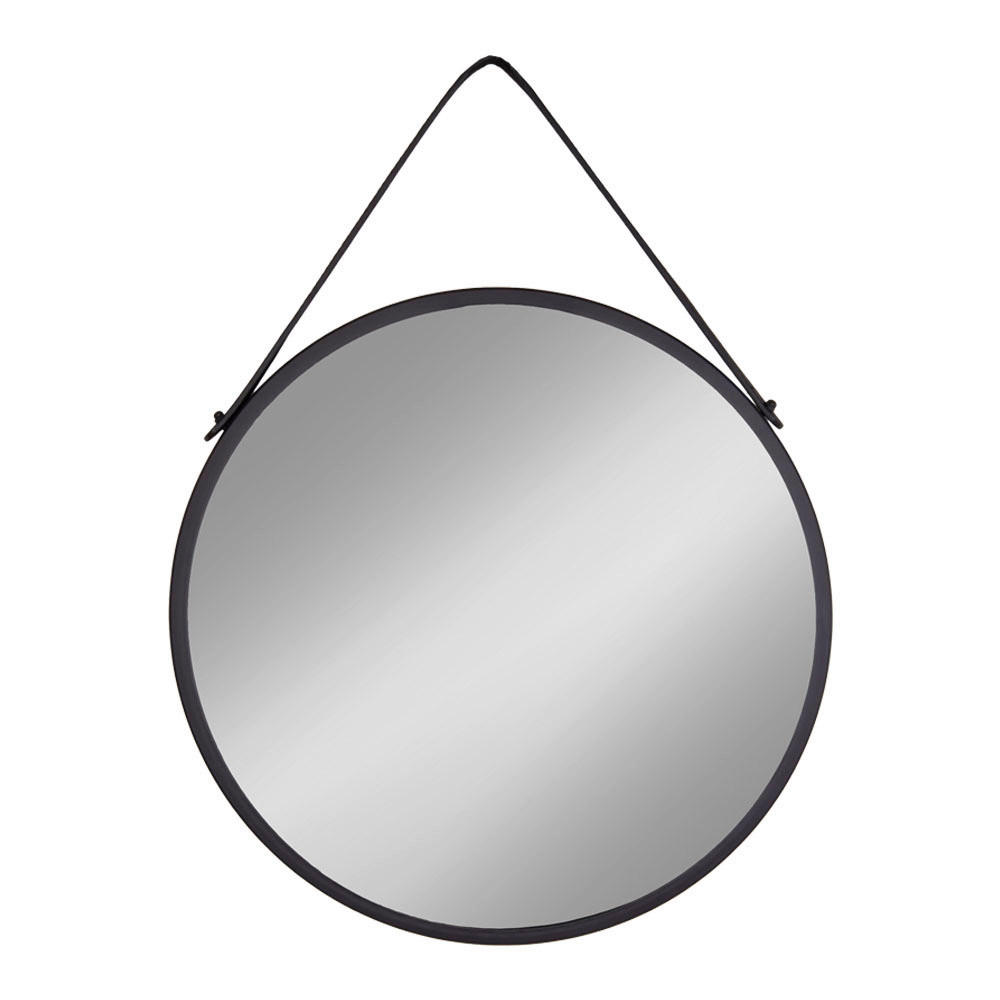 VÄGGSPEGEL 60/60/2 cm    - svart, Design, metall (60/60/2cm)