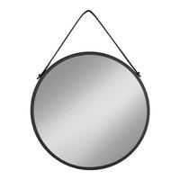 VÄGGSPEGEL 60/60/2 cm    - svart, Design, metall (60/60/2cm)