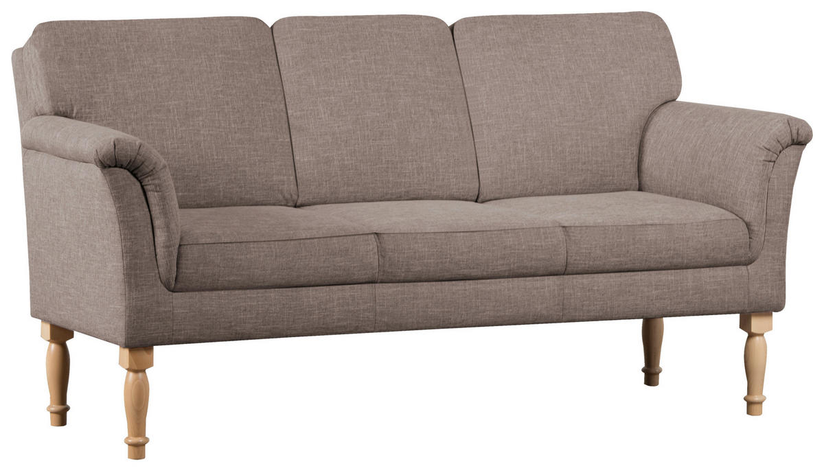 KÜCHENSOFA 186/96/80 cm  in  - Naturfarben/Braun, Romantik / Landhaus, Holz/Textil (186/96/80cm) - Sit & More