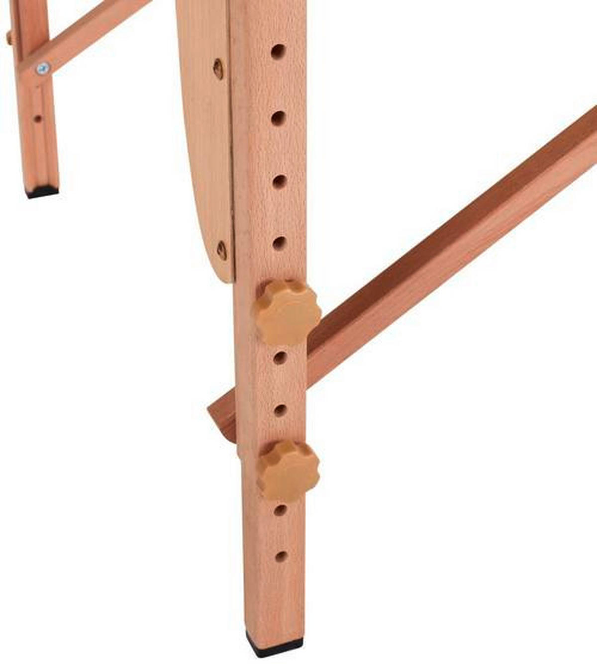 MASSAGELIEGE - Braun, Trend, Holz/Holzwerkstoff (185/70/62-85cm) - Novel