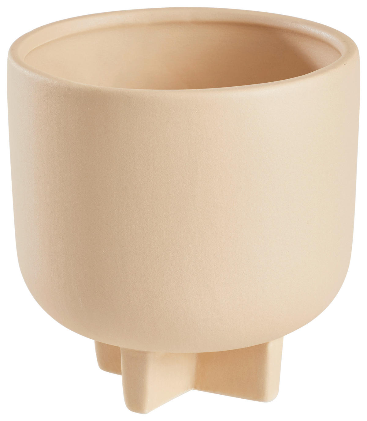Dekovase / Übertopf  - Altrosa, Trend, Keramik (14,5/14,5cm)