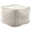 HOCKER in Textil Naturfarben, Beige  - Beige/Naturfarben, Design, Textil (66/40/66cm) - Lomoco